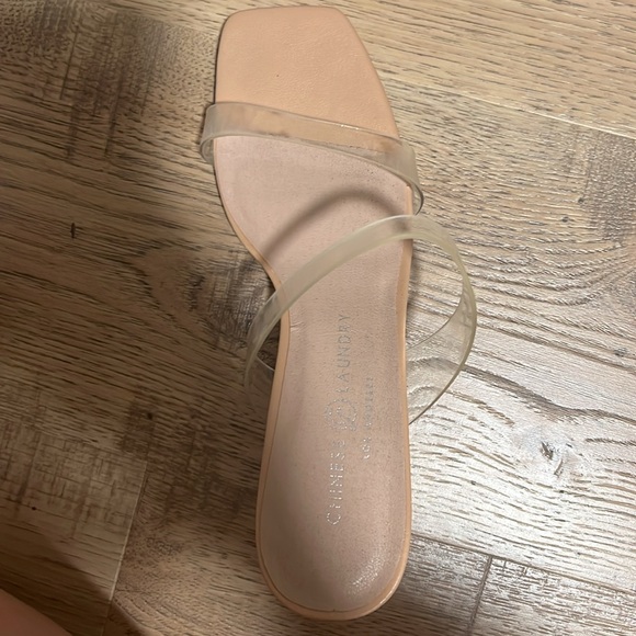 Clear strappy heel! Barely worn! - Picture 2 of 3
